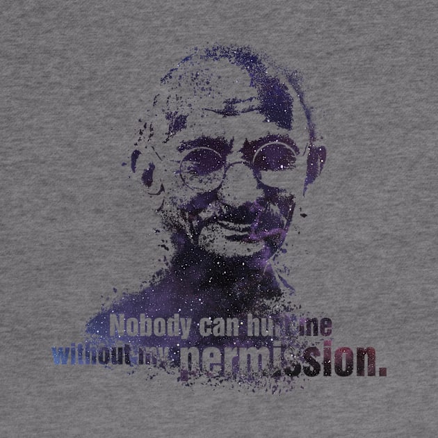 Gandhi quote by conquart